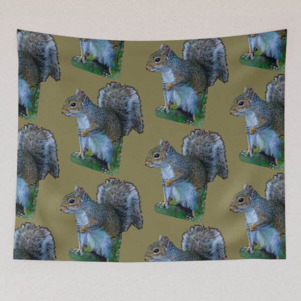 Item preview, Copy of Peek a boo Grey Squirrel designed and sold by Dalyndigital Photography.