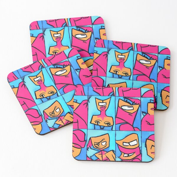Item preview, Cubism Comic Faces - Seamless Pattern designed and sold by Chubuter.