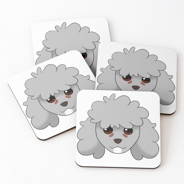 Item preview, Light Grey Standard Cut Poodle White Chin Tear Stains designed and sold by OliRoseArt.