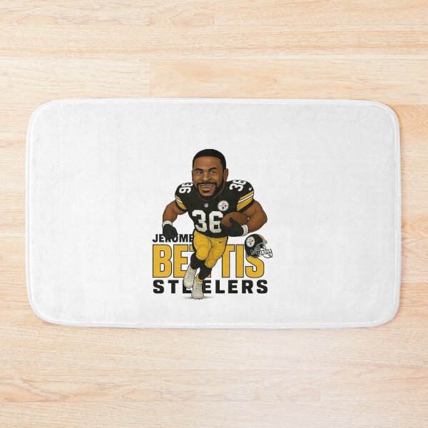 Item preview, Jerome Bettis Running Back Action Caricature designed and sold by TheArtOfCar.