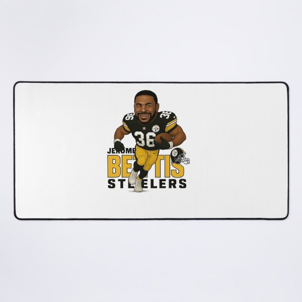 Item preview, Jerome Bettis Running Back Action Caricature designed and sold by TheArtOfCar.