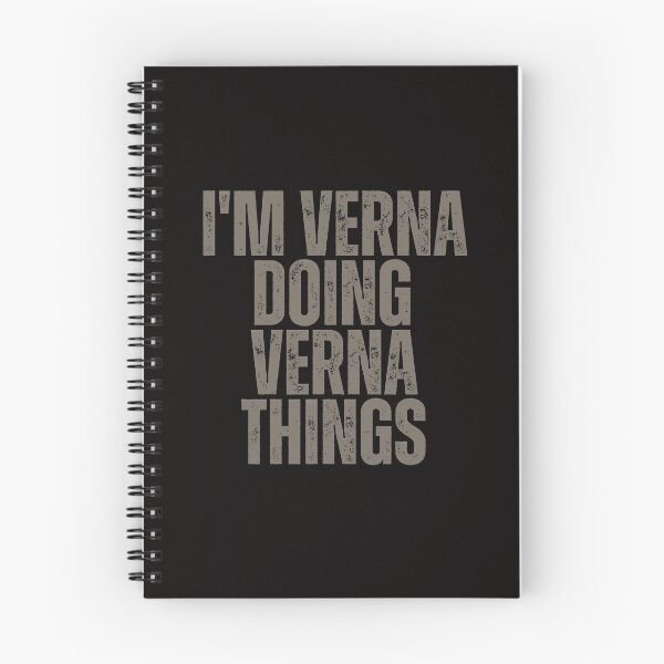 Item preview, I'M VERNA DOING VERNA THINGS Shirt Funny Christmas Gift Idea designed and sold by WeirdlyRare.