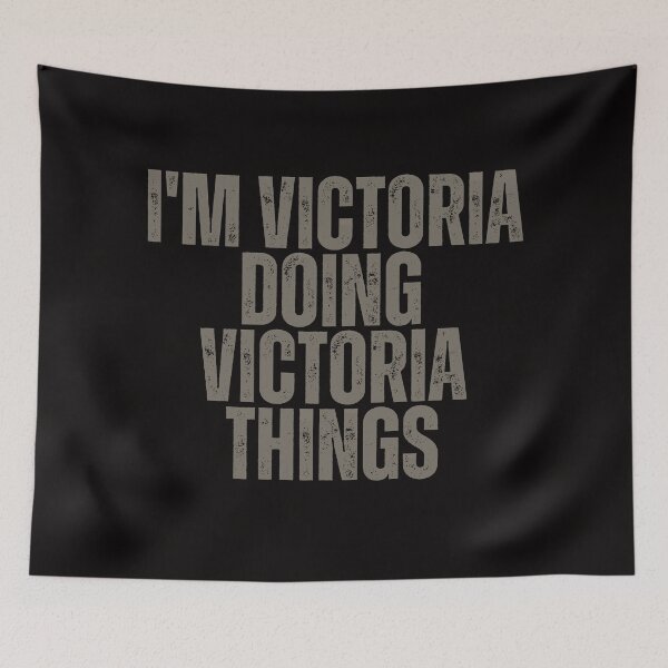 Item preview, I'M VICTORIA DOING VICTORIA THINGS Shirt Funny Christmas Gift Idea designed and sold by WeirdlyRare.