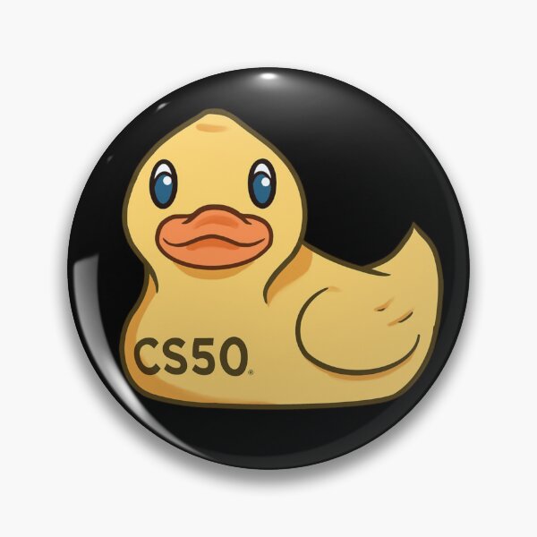 Item preview, CS50 Duck - Rubber Duck Debugging - Computer Science Student Satire designed and sold by Sabia Creative Lab.
