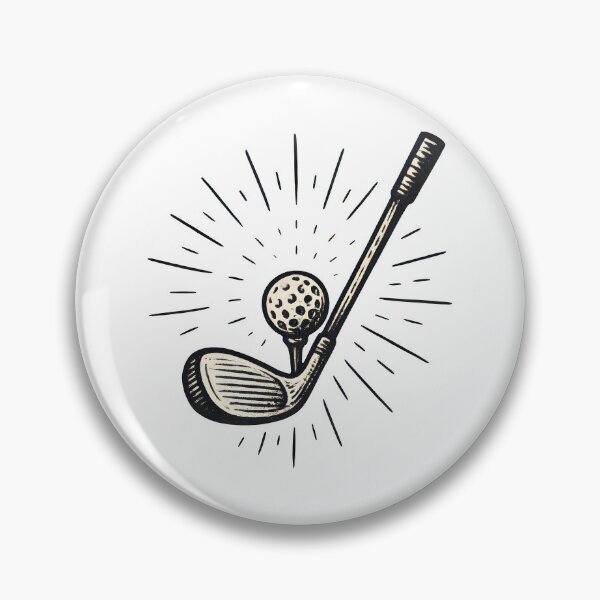 Item preview, Classic vintage golf ball and club designed and sold by MKV Design.