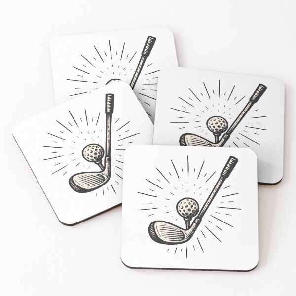 Item preview, Classic vintage golf ball and club designed and sold by MKV Design.