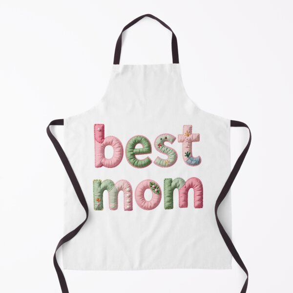 Item preview, BEST MOM - IN PINK & GREEN FAUX LETTERING designed and sold by AlexOBrienArt.