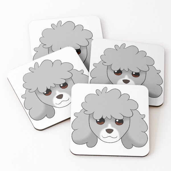 Item preview, Light Grey Standard Cut Poodle White Snout designed and sold by OliRoseArt.
