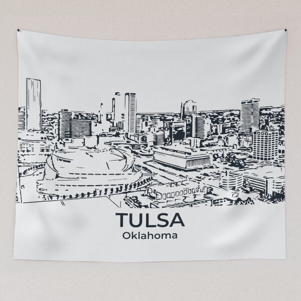 Artikelvorschau, Tulsa - Oklahoma entworfen und verkauft von Lakeric Cityscapes.
