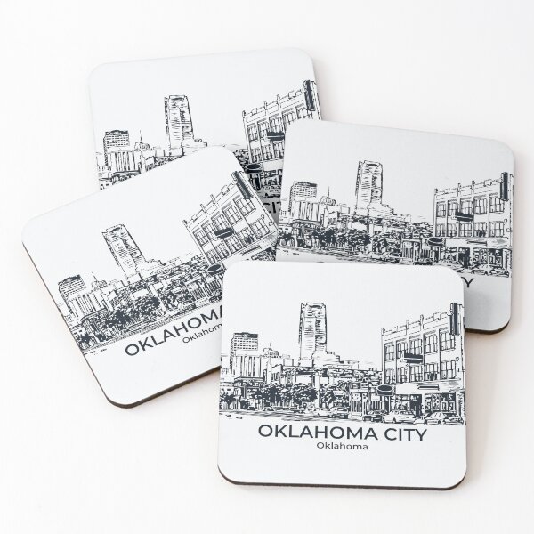 Artikelvorschau, Oklahoma City - Oklahoma entworfen und verkauft von Lakeric Cityscapes.
