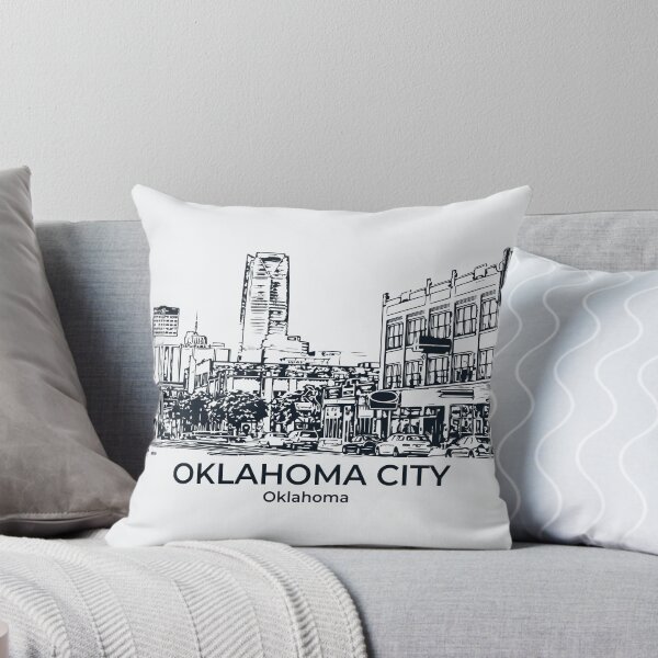 Artikelvorschau, Oklahoma City - Oklahoma entworfen und verkauft von Lakeric Cityscapes.