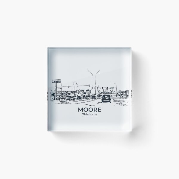 Item preview, Moore - Oklahoma designed and sold by Lakeric Cityscapes.