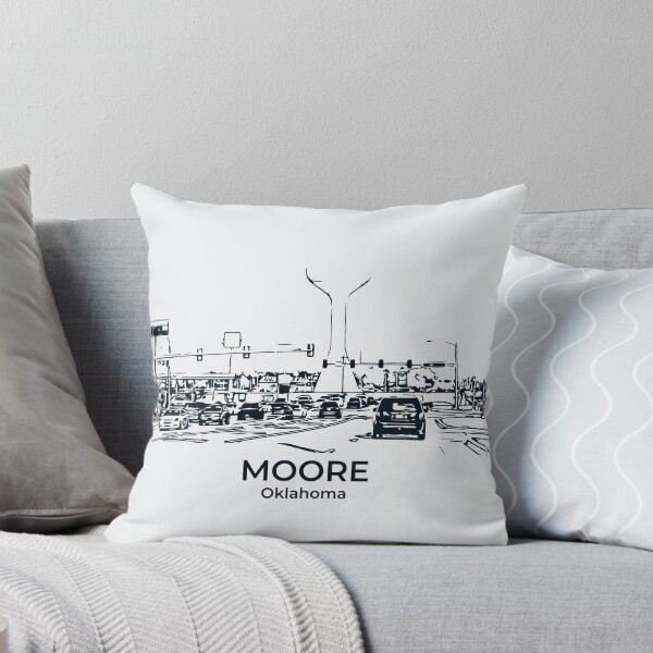 Aperçu de l'œuvre Moore - Oklahoma créée et vendue par Lakeric Cityscapes.