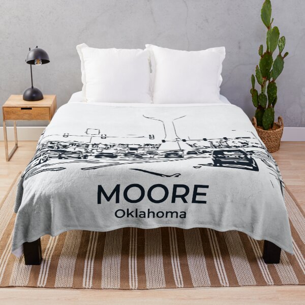 Artikelvorschau, Moore - Oklahoma entworfen und verkauft von Lakeric Cityscapes.