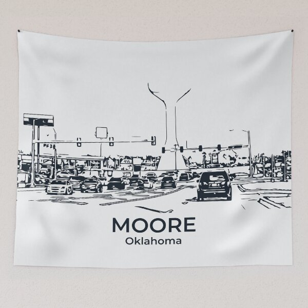 Item preview, Moore - Oklahoma designed and sold by Lakeric Cityscapes.