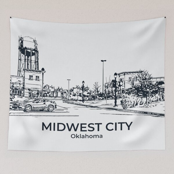 Item preview, Midwest City - Oklahoma designed and sold by Lakeric Cityscapes.