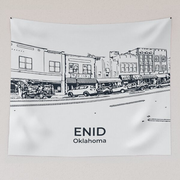 Item preview, Enid - Oklahoma designed and sold by Lakeric Cityscapes.