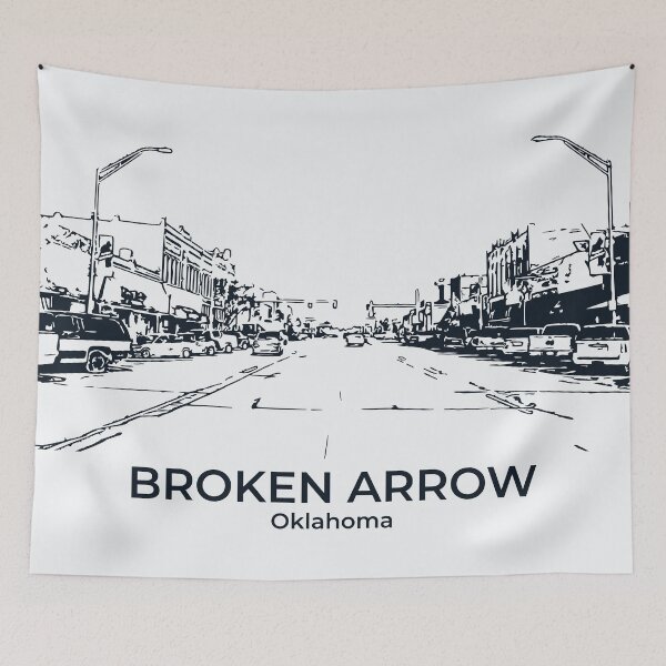 Item preview, Broken Arrow - Oklahoma designed and sold by Lakeric Cityscapes.