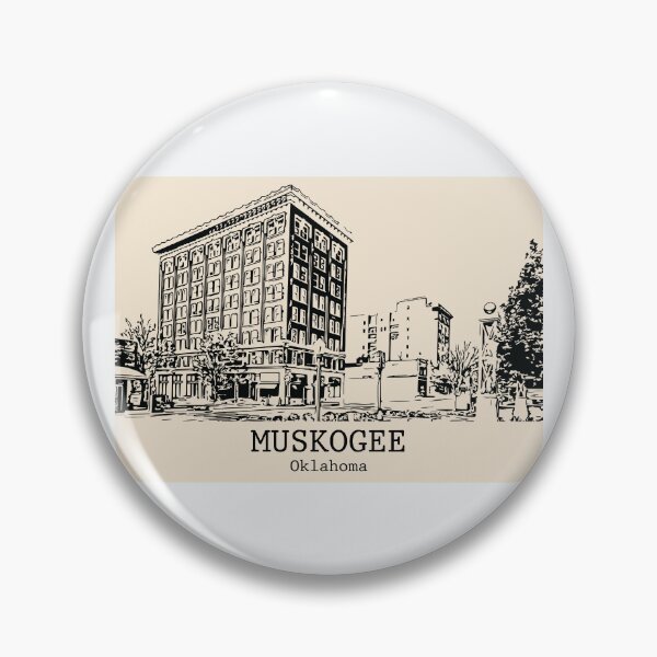 Item preview, Muskogee, Oklahoma designed and sold by Lakeric Cityscapes.