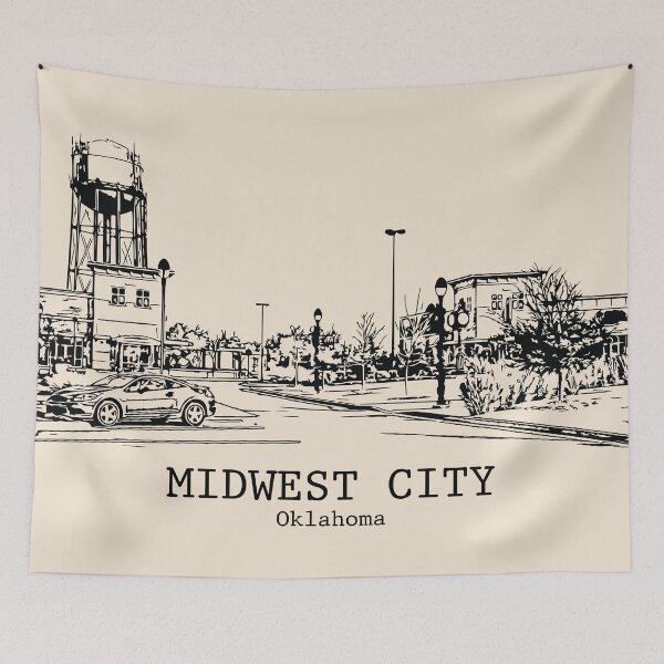 Item preview, Midwest City - Oklahoma designed and sold by Lakeric Cityscapes.