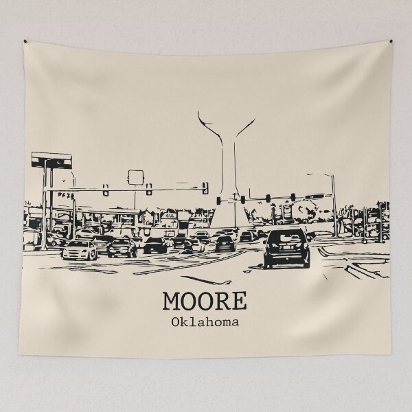Item preview, Moore - Oklahoma designed and sold by Lakeric Cityscapes.