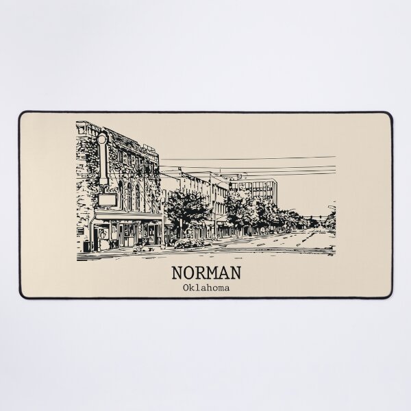 Item preview, Norman - Oklahoma designed and sold by Lakeric Cityscapes.
