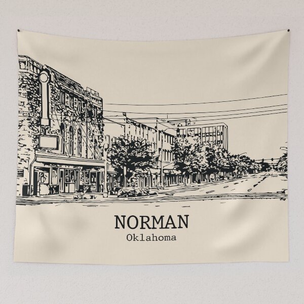 Item preview, Norman - Oklahoma designed and sold by Lakeric Cityscapes.