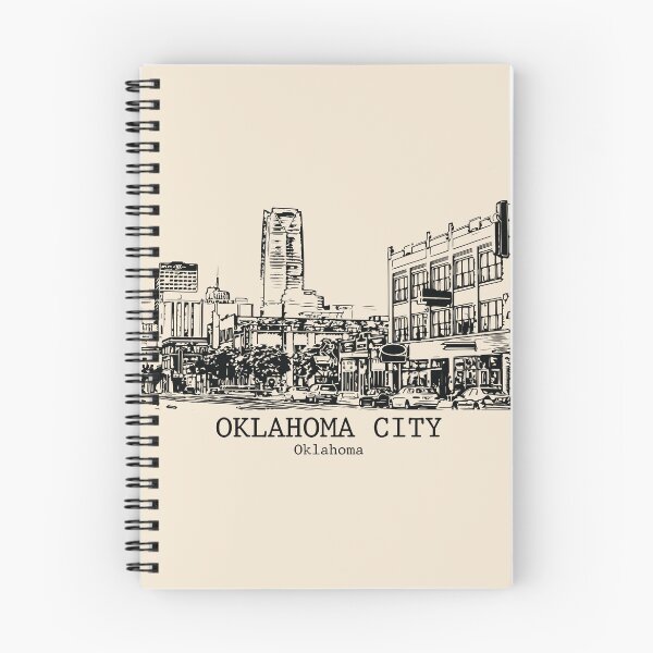 Artikelvorschau, Oklahoma City - Oklahoma entworfen und verkauft von Lakeric Cityscapes.