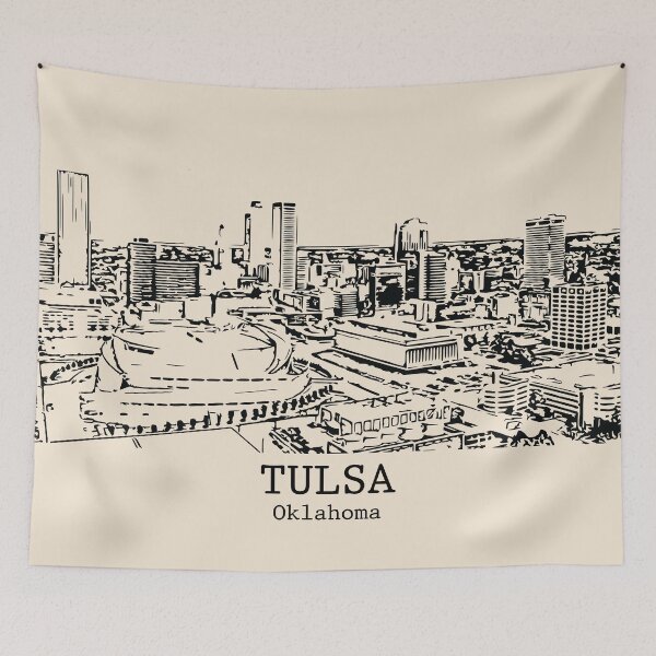 Artikelvorschau, Tulsa - Oklahoma entworfen und verkauft von Lakeric Cityscapes.