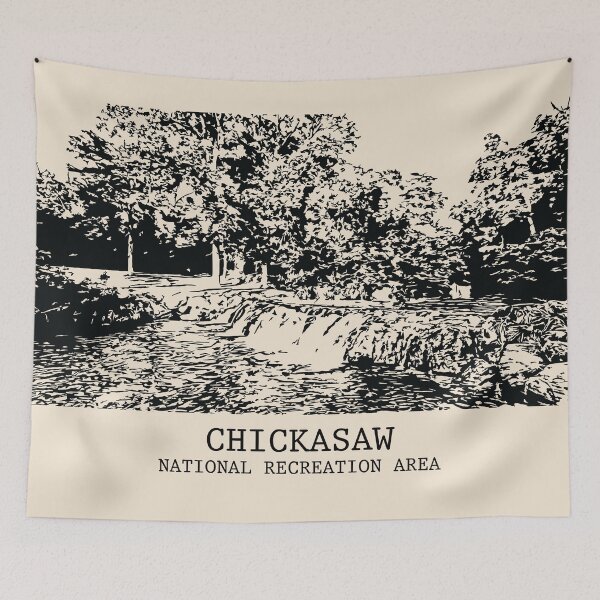 Item preview, Chickasaw National Recreation Area designed and sold by Lakeric Cityscapes.