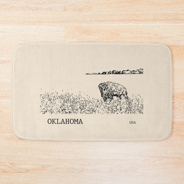 Artikelvorschau, Oklahoma USA entworfen und verkauft von Lakeric Cityscapes.