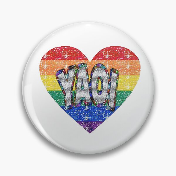 Item preview, yaoi rainbow pride heart designed and sold by yoshihi22.