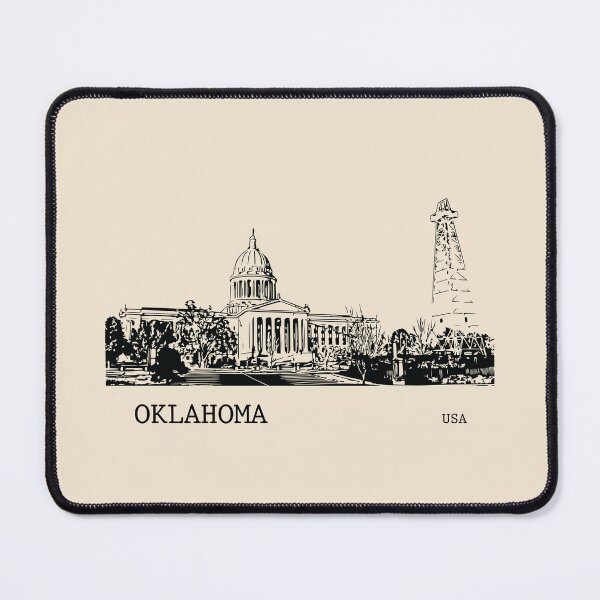 Item preview, Oklahoma State USA designed and sold by Lakeric Cityscapes.