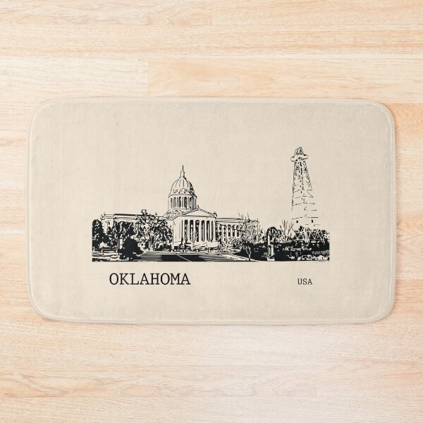 Item preview, Oklahoma State USA designed and sold by Lakeric Cityscapes.