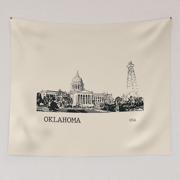 Item preview, Oklahoma State USA designed and sold by Lakeric Cityscapes.