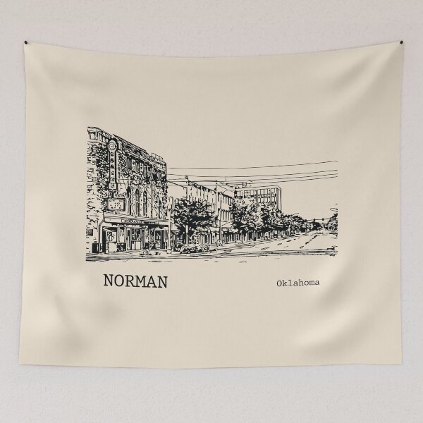 Item preview, Norman Oklahoma designed and sold by Lakeric Cityscapes.
