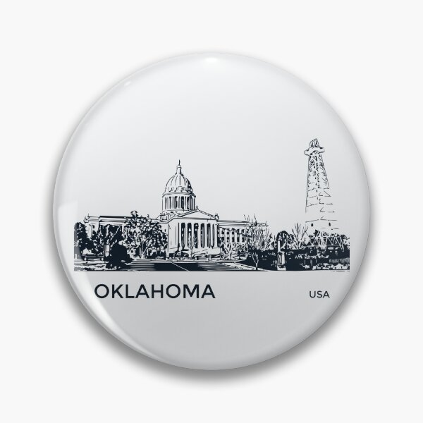 Item preview, Oklahoma State USA designed and sold by Lakeric Cityscapes.