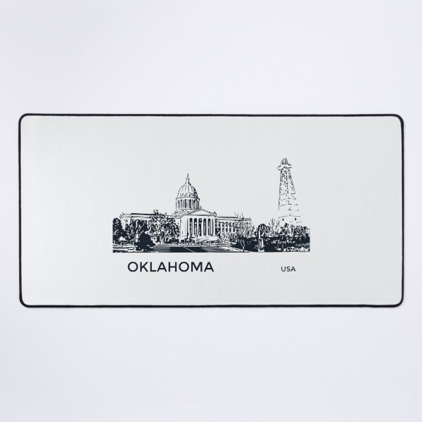 Item preview, Oklahoma State USA designed and sold by Lakeric Cityscapes.