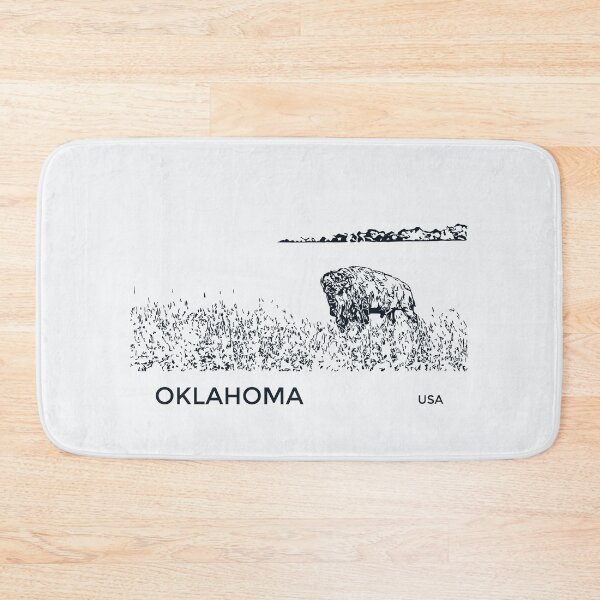 Artikelvorschau, Oklahoma USA entworfen und verkauft von Lakeric Cityscapes.
