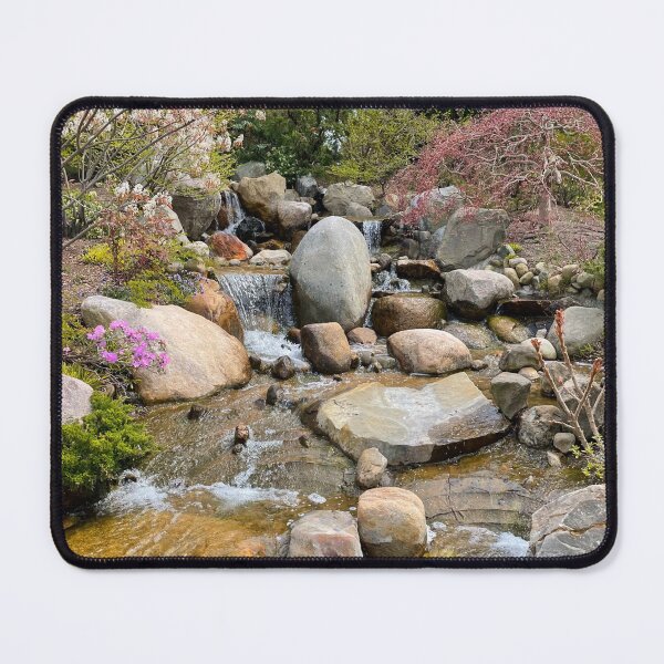 Artikelvorschau, Frühlingsgarten, Wasserfall, Steingarten entworfen und verkauft von hollycooper.