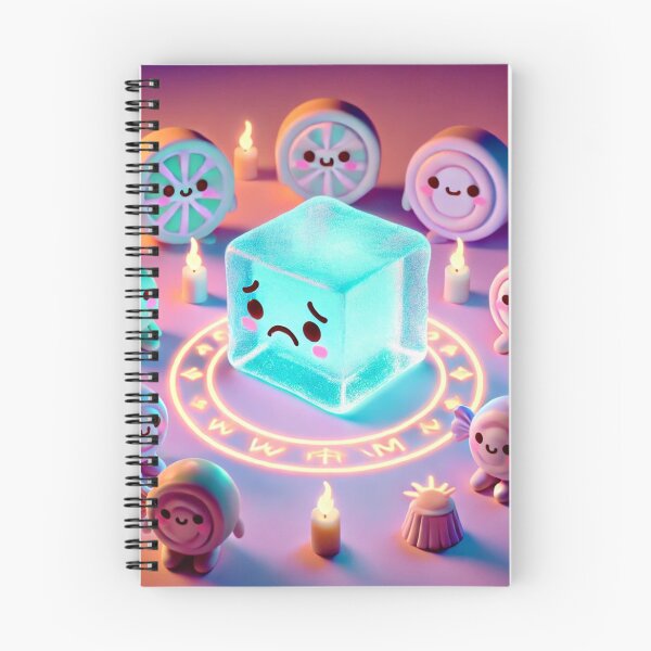 Item preview, Kawaii Ice Cube Ritual – Cute Pastel 3D Candy Coven Magic Circle designed and sold by ComedyInkFactor.