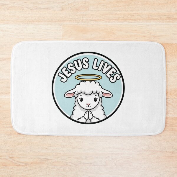 Item preview, Jesus Lives Christian Easter Sticker designed and sold by Illustrated Faith.