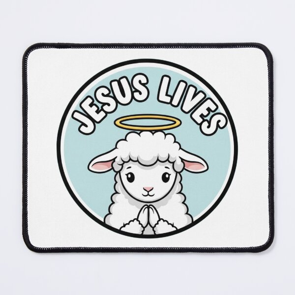Item preview, Jesus Lives Christian Easter Sticker designed and sold by Illustrated Faith.