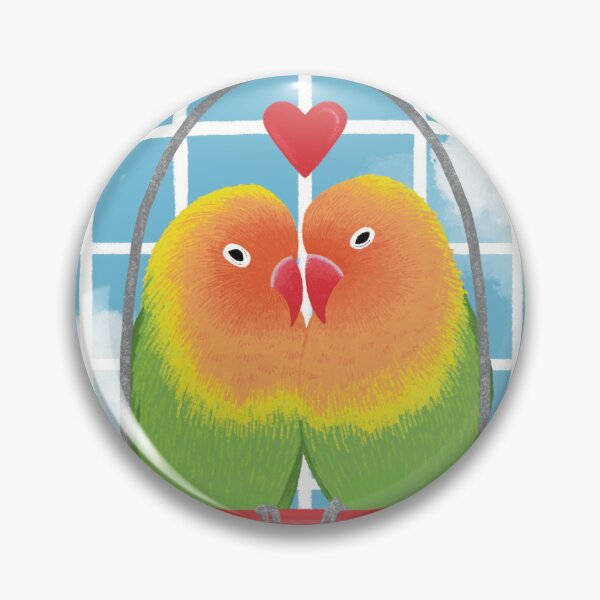 Item preview, Lovebirds designed and sold by Catkinboutique.