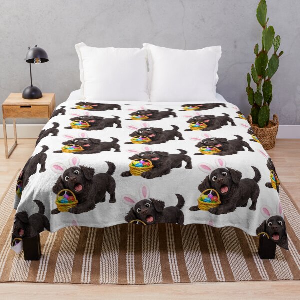 Item preview, Easter Flat Coated Retriever designed and sold by Sillytoe.