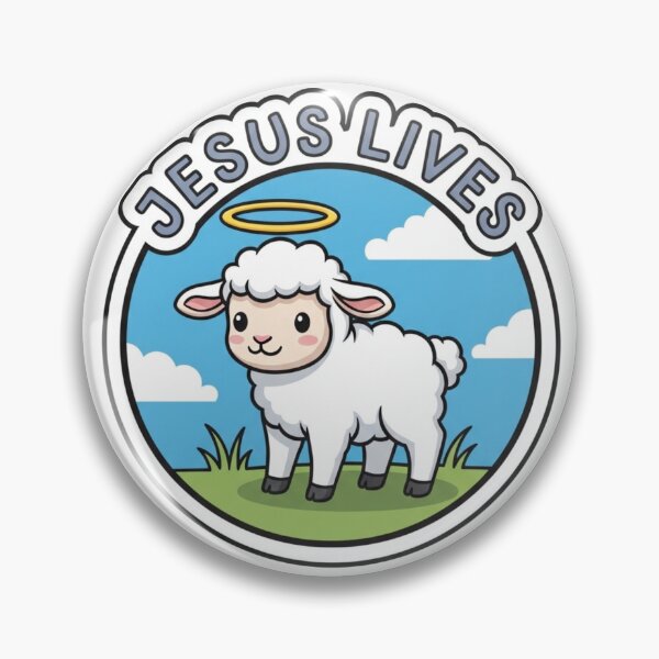 Item preview,  Jesus Lives Christian Easter Sticker designed and sold by Illustrated Faith.