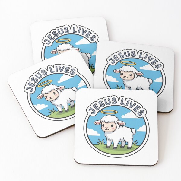 Item preview,  Jesus Lives Christian Easter Sticker designed and sold by Illustrated Faith.
