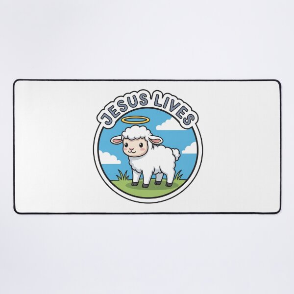 Item preview, Jesus Lives Christian Easter Sticker designed and sold by Illustrated Faith.