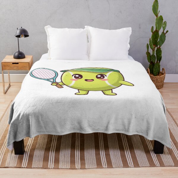 Item preview, Ace the Day! Cute Kawaii Tennis Ball Character designed and sold by ToonyTeez.