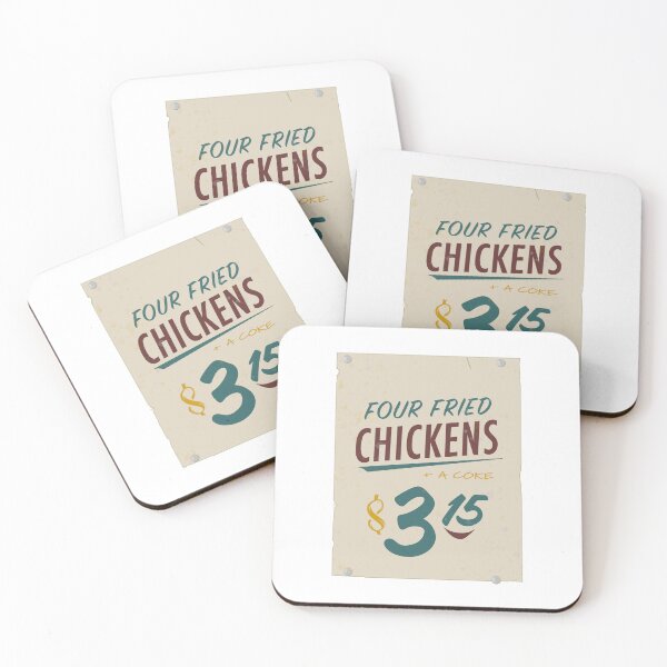 Item preview, Four Fried Chickens designed and sold by Normbot2000.